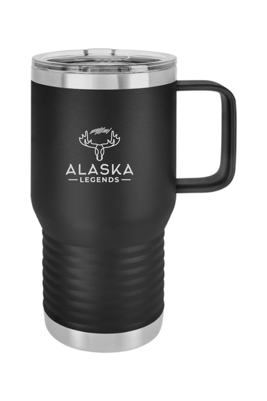 Alaska Legends Polar Camel 20 oz Vacuum Insulated Travel Mug with Slider Lid