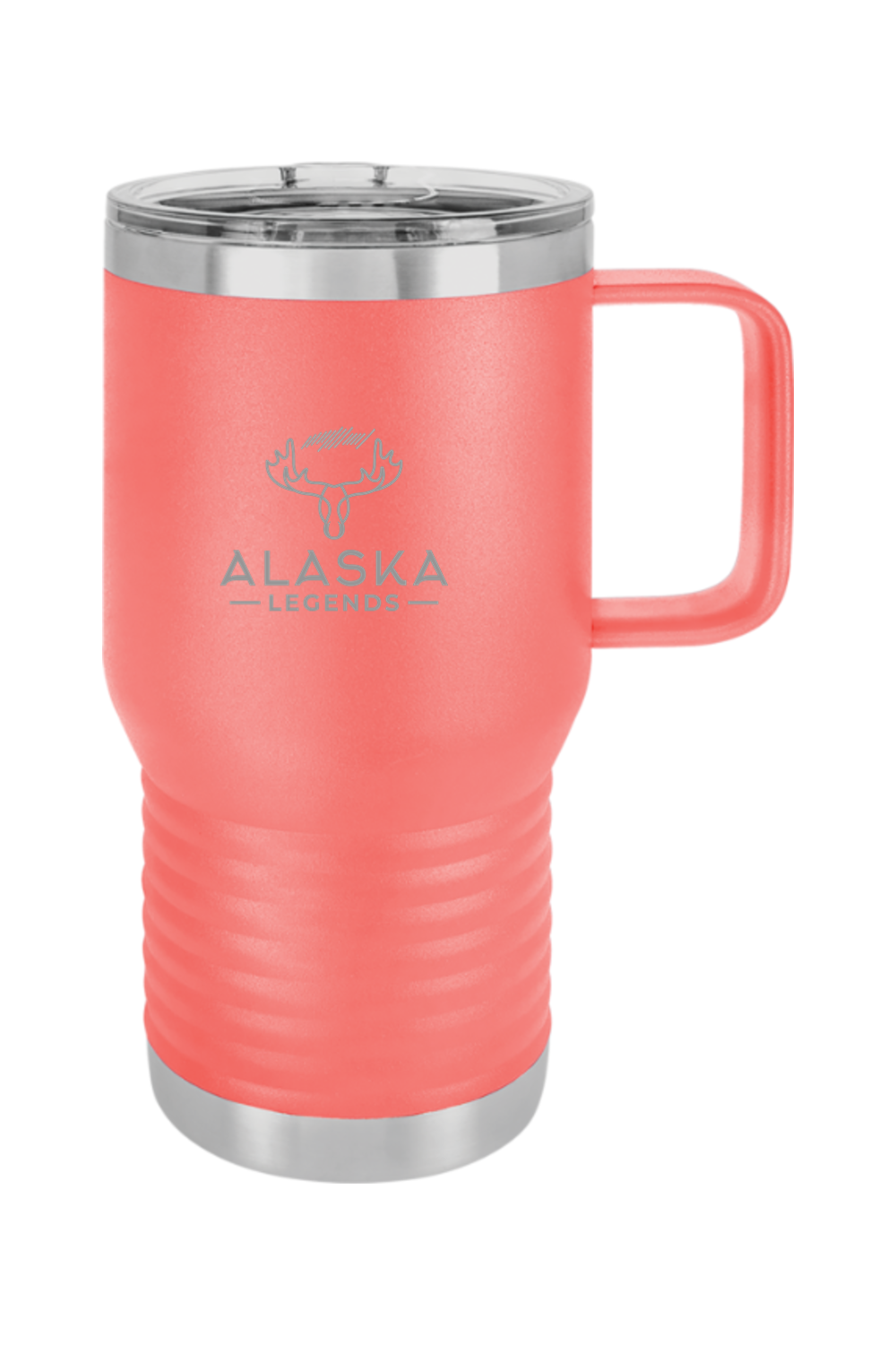 Alaska Legends Polar Camel 20 oz Vacuum Insulated Travel Mug with Slider Lid