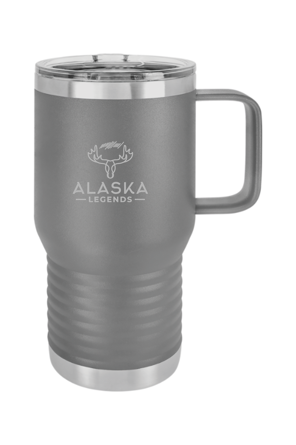 Alaska Legends Polar Camel 20 oz Vacuum Insulated Travel Mug with Slider Lid
