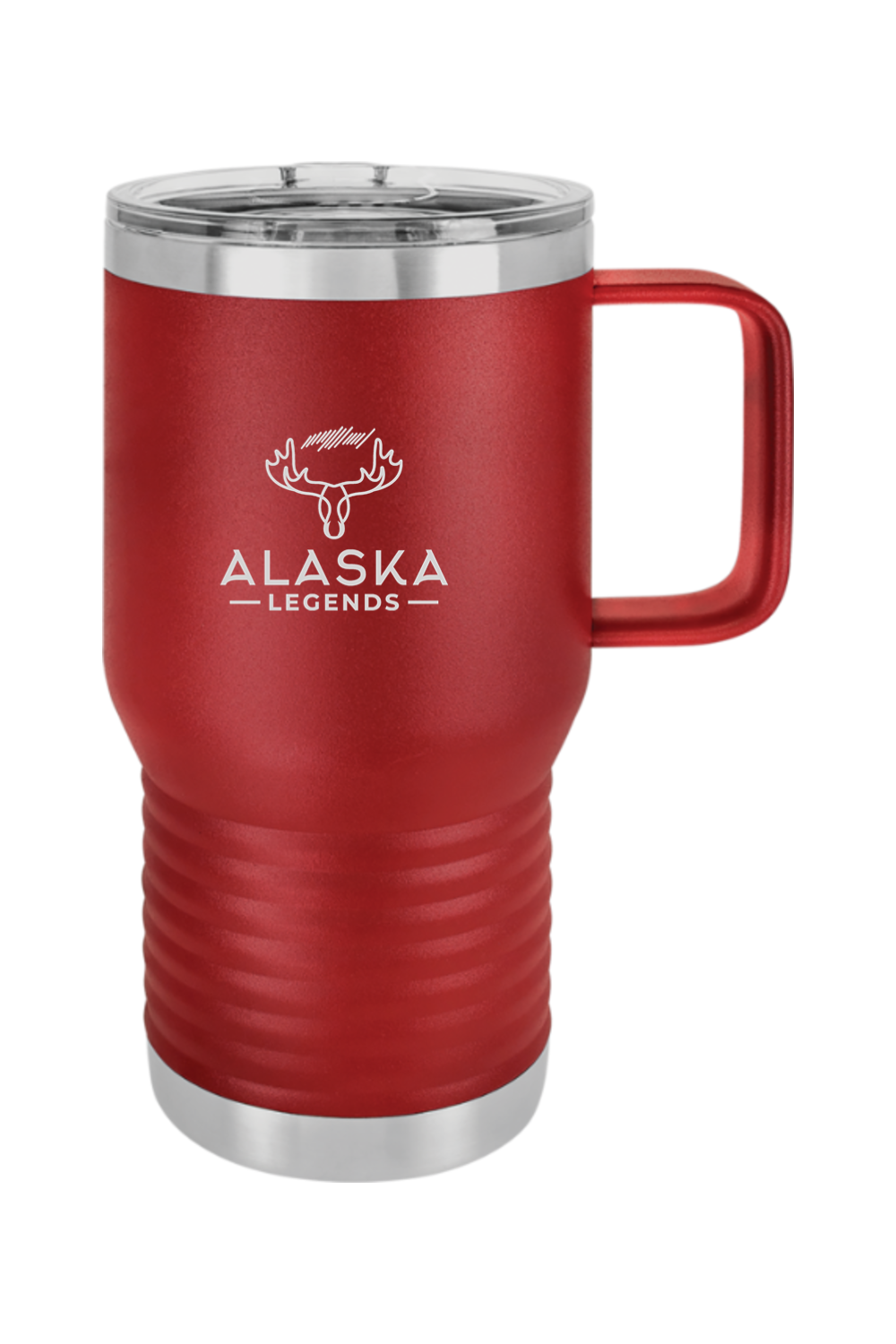 Alaska Legends Polar Camel 20 oz Vacuum Insulated Travel Mug with Slider Lid