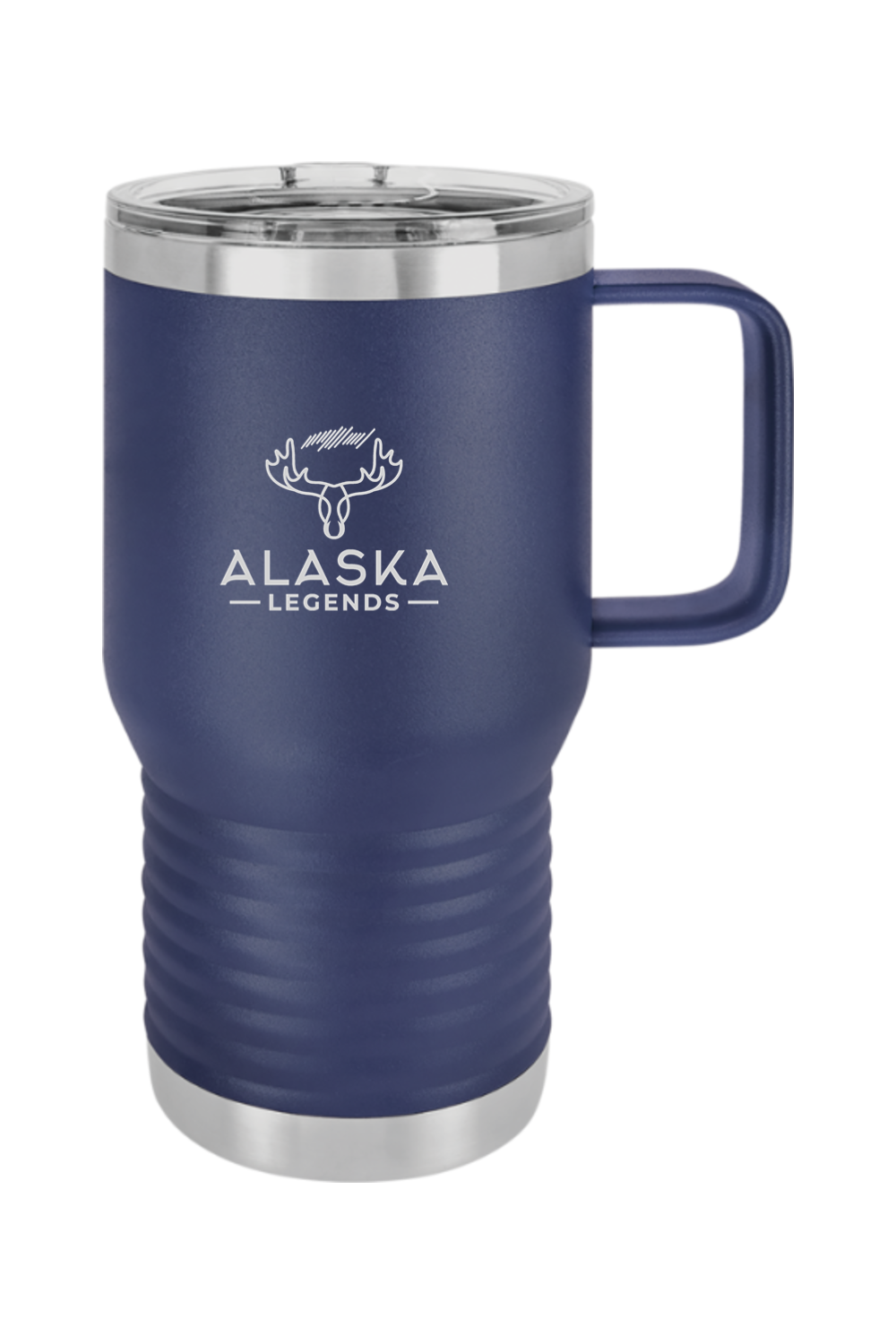 Alaska Legends Polar Camel 20 oz Vacuum Insulated Travel Mug with Slider Lid