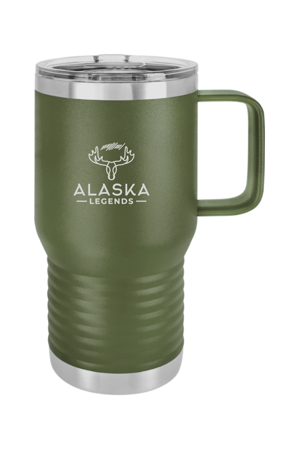 Alaska Legends Polar Camel 20 oz Vacuum Insulated Travel Mug with Slider Lid