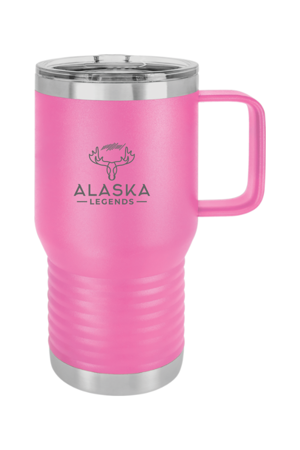Alaska Legends Polar Camel 20 oz Vacuum Insulated Travel Mug with Slider Lid