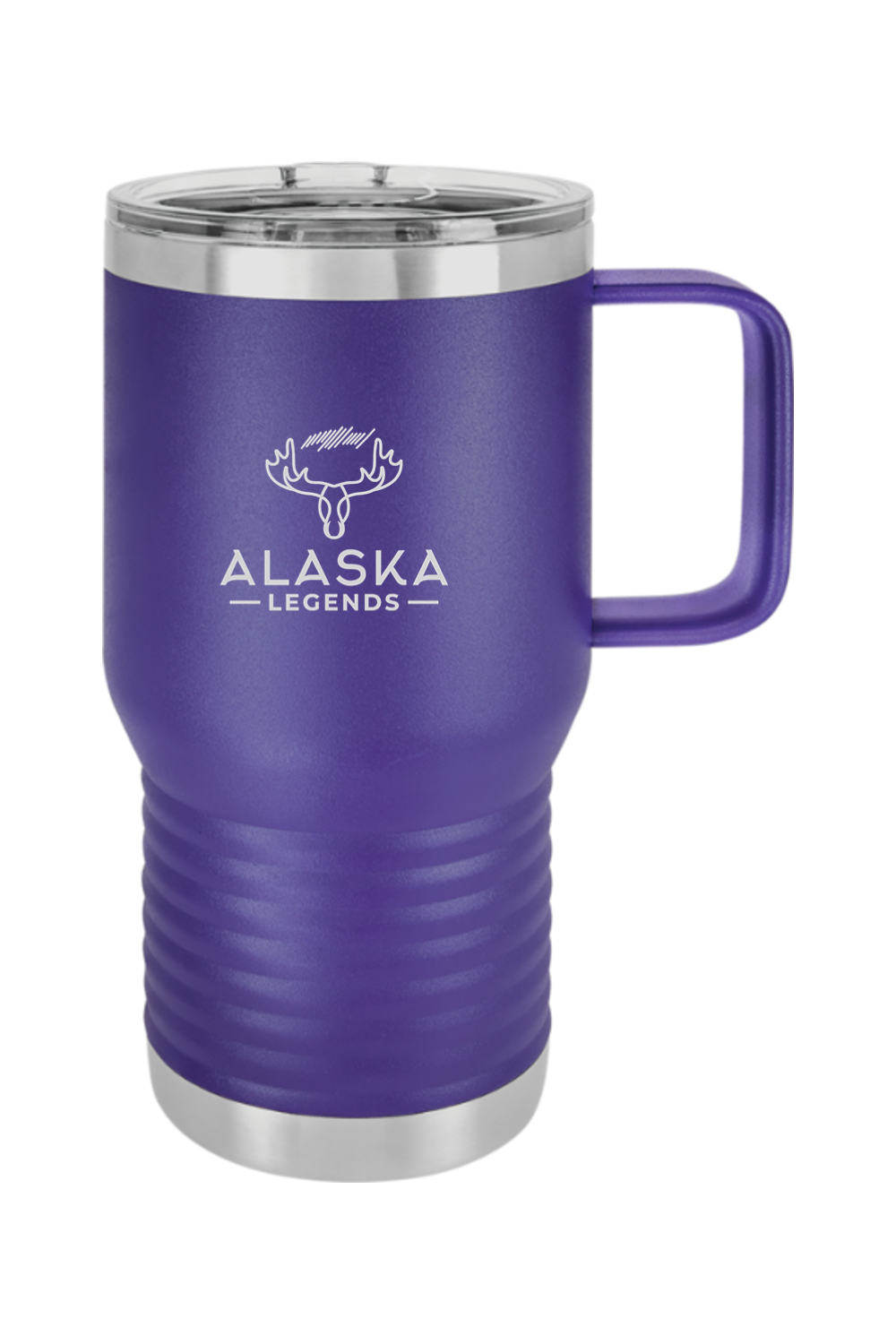 Alaska Legends Polar Camel 20 oz Vacuum Insulated Travel Mug with Slider Lid