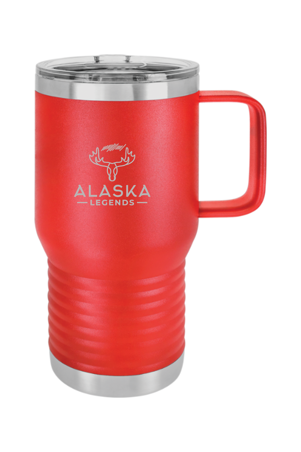 Alaska Legends Polar Camel 20 oz Vacuum Insulated Travel Mug with Slider Lid