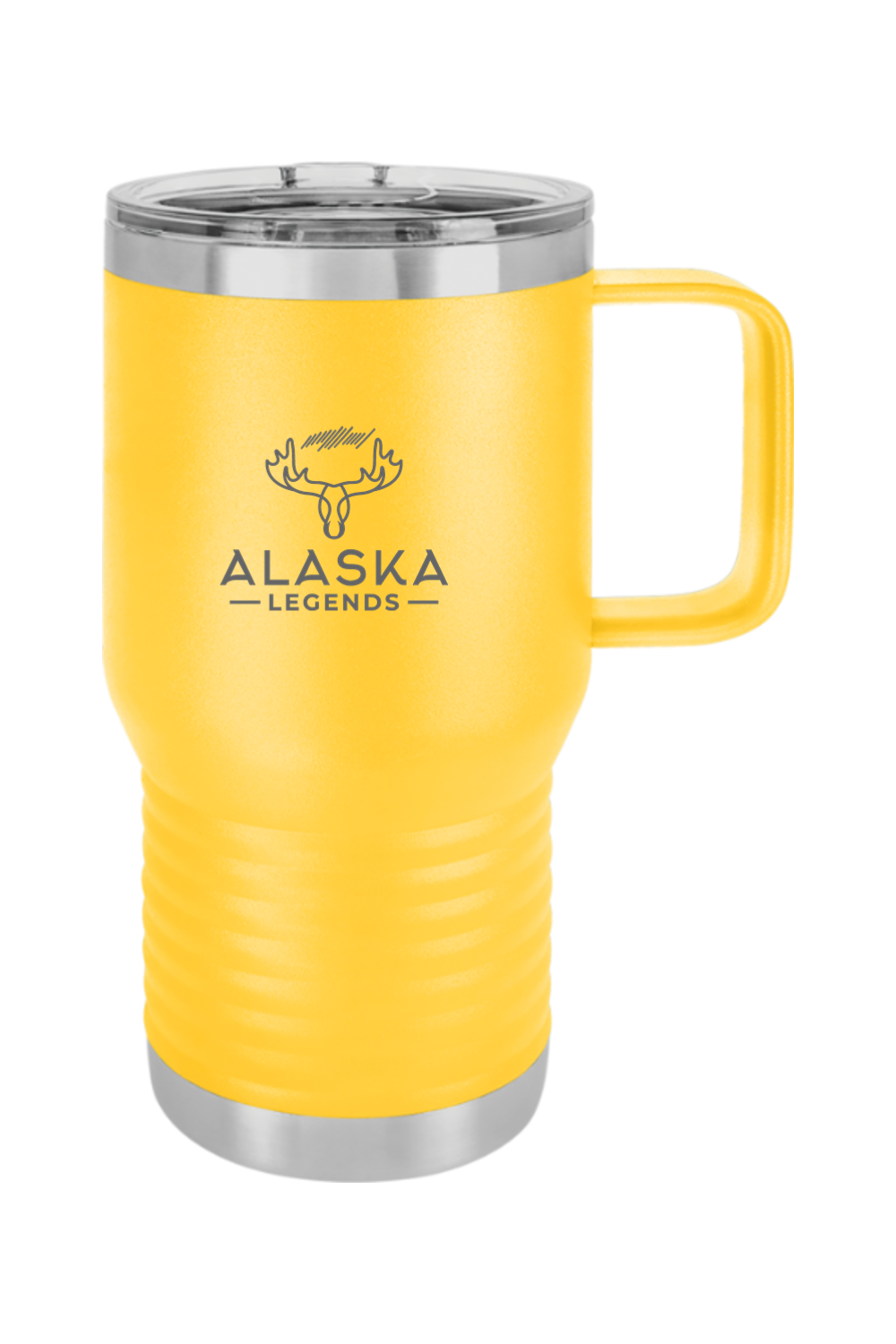 Alaska Legends Polar Camel 20 oz Vacuum Insulated Travel Mug with Slider Lid