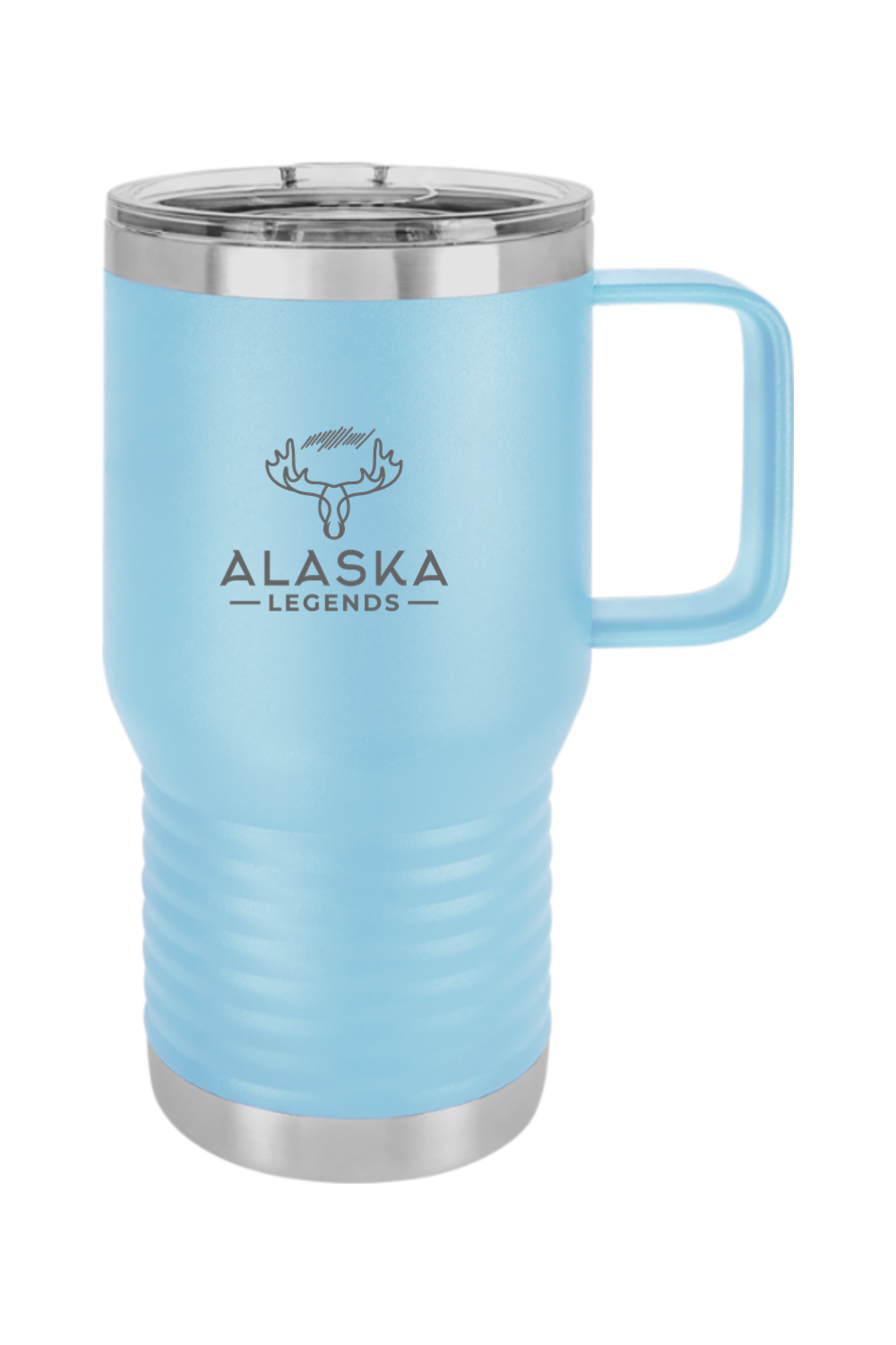 Alaska Legends Polar Camel 20 oz Vacuum Insulated Travel Mug with Slider Lid