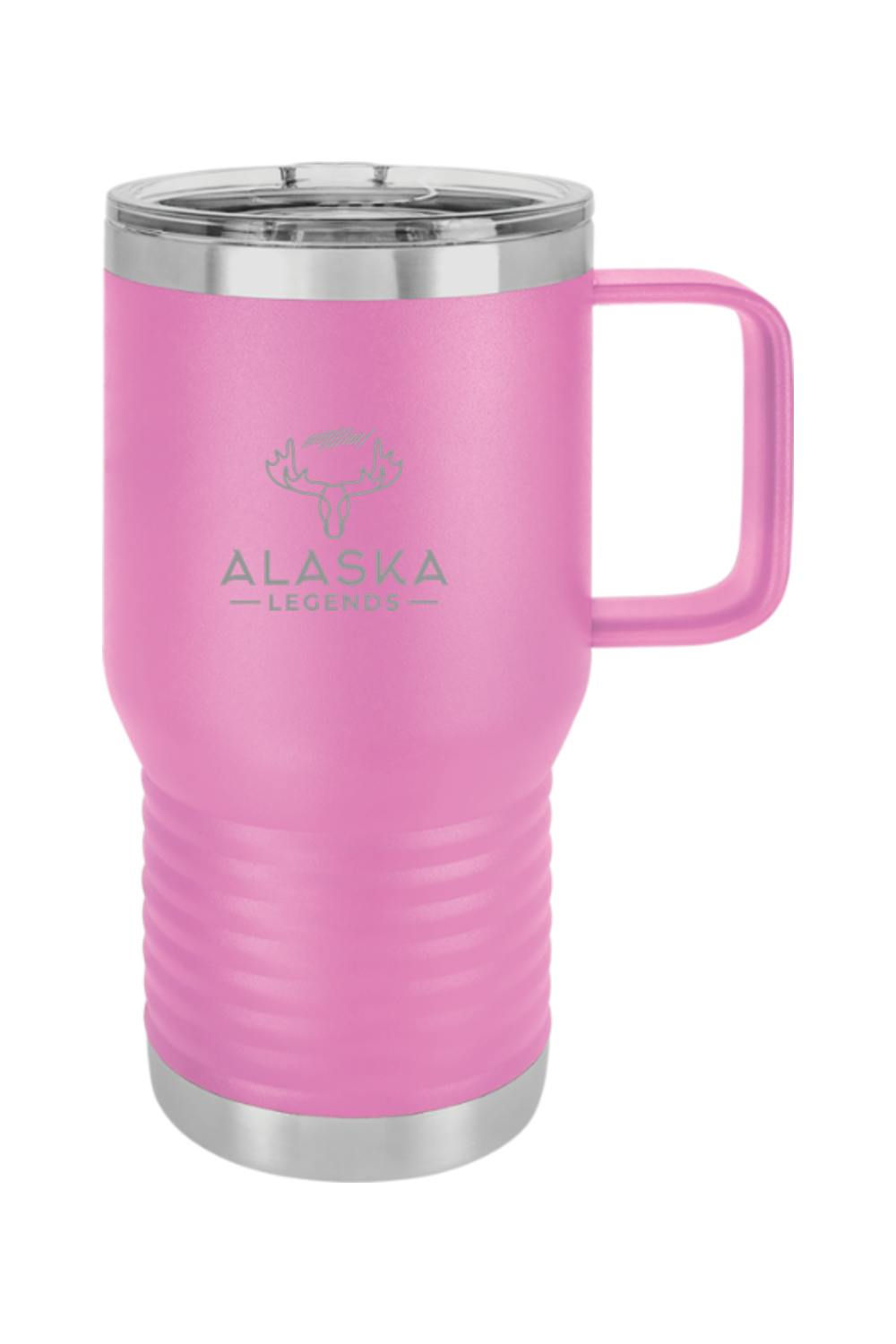 Alaska Legends Polar Camel 20 oz Vacuum Insulated Travel Mug with Slider Lid
